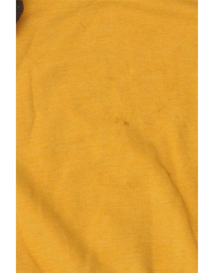 Champion Herre Sweatshirt Jumper Medium Gul Colourblock Bomuld