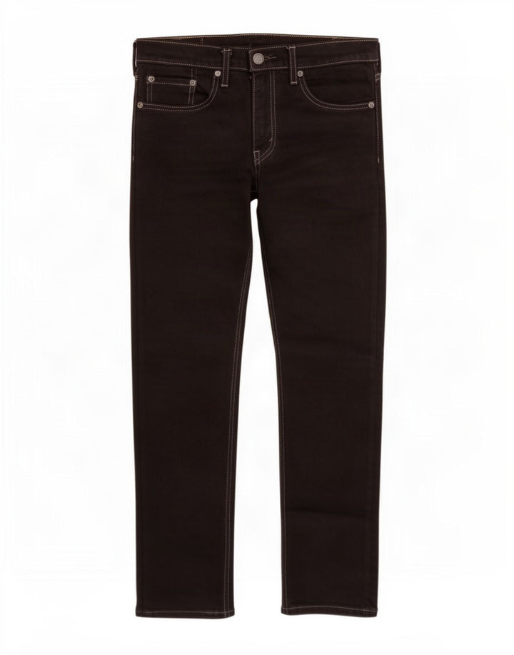 Levi's Damen Slim Jeans W31 L30 Schwarze Baumwolle