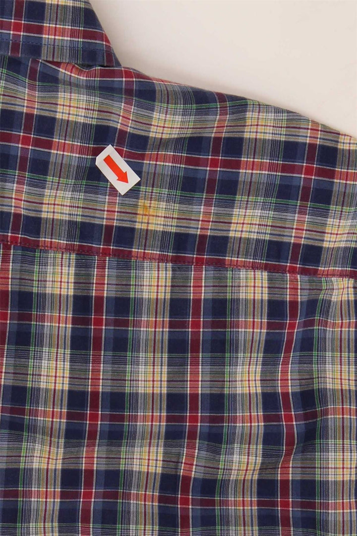 GANT Mens Regular Fit Shirt Medium Blue Check Cotton