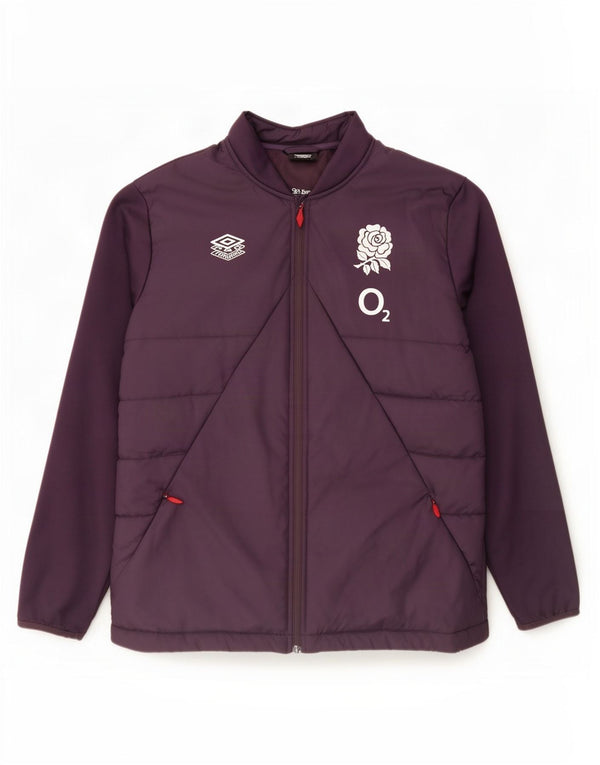 Женская утепленная куртка с графическим рисунком Umbro UK 20 2XL Фиолетовый полиэстер