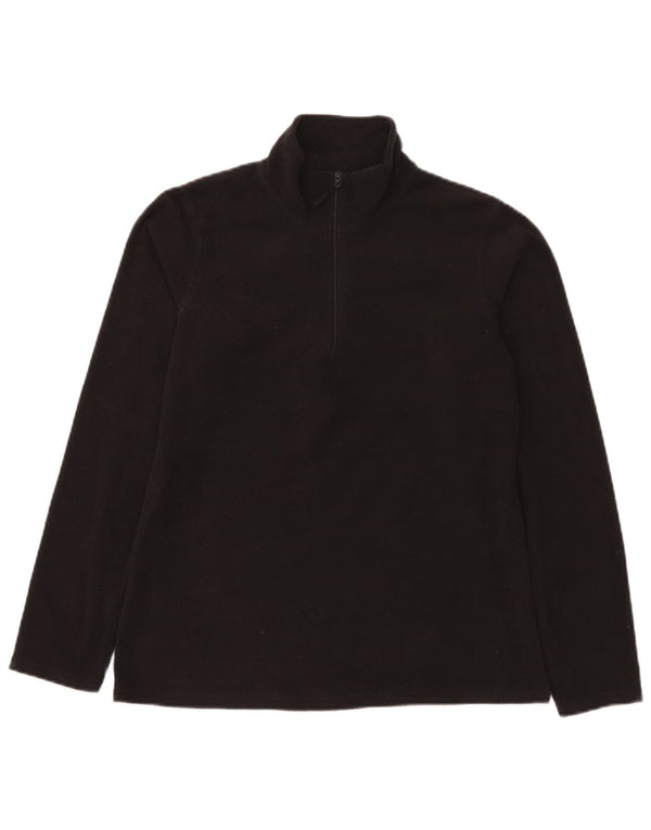 Maglione in pile da donna con collo e zip Mountain Warehouse UK 14 medio nero