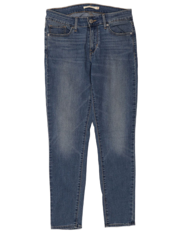 Jeans skinny Levi's 711 da donna W26 L27 cotone blu