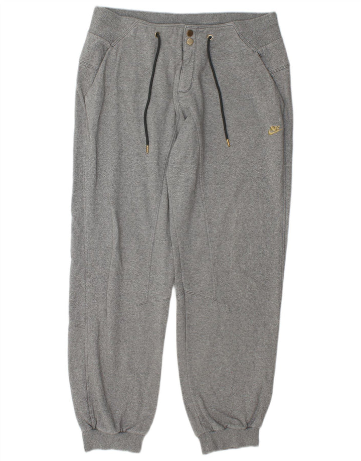 Nike Mens Tracksuit Trousers Joggers Medium Grey Cotton