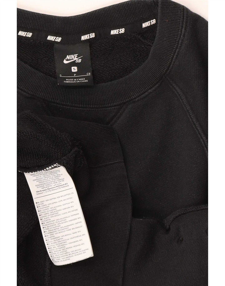 Nike Sweatshirt-trøje til mænd Small Black Colourblock Bomuld