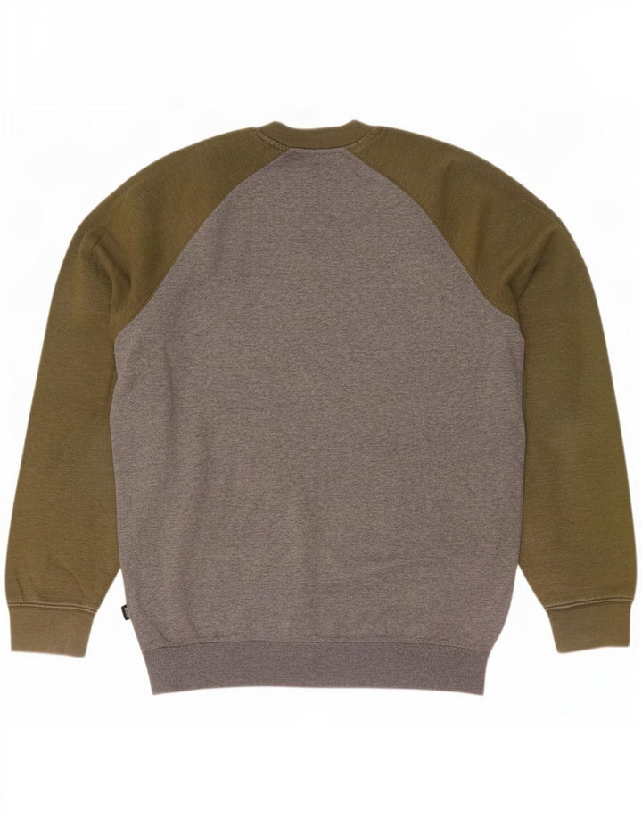 Vans Herre Sweatshirt Jumper Large Grå Colourblock