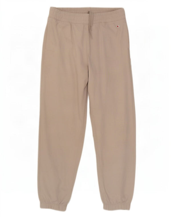 Champion Pantalon de survêtement pour femme Joggers UK 16 Large Beige Coton