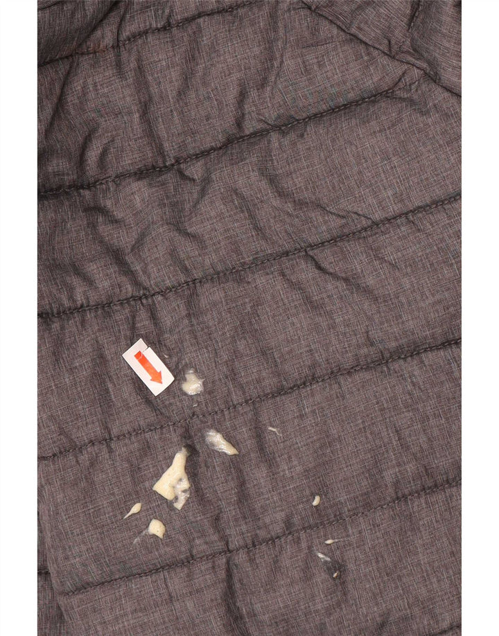Ellesse Mens Hooded Padded Jacket UK 42 XL Grey Polyamide