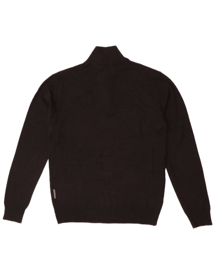 French Connection Pull Regular Fit Zip Neck Homme Noir Moyen