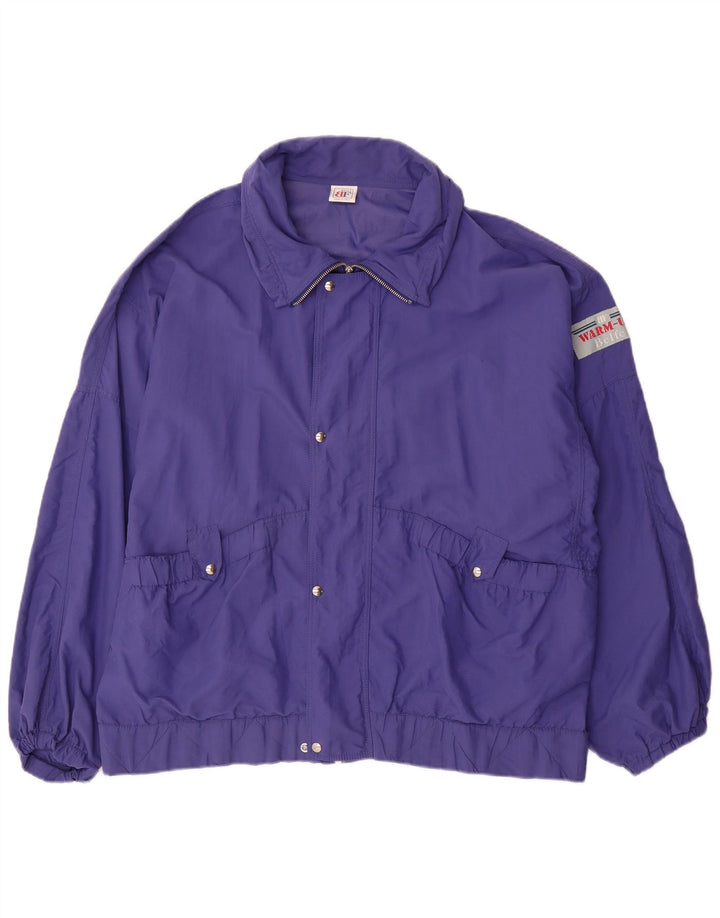 Belfe Mens Loose Fit Rain Jacket UK 38 Medium Purple