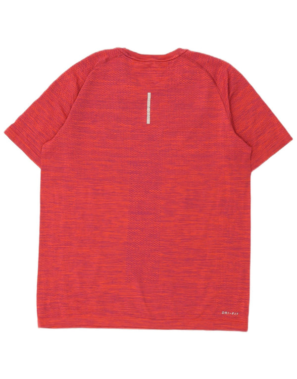 Nike Mens Dri Fit T-Shirt Top Large Red Nylon