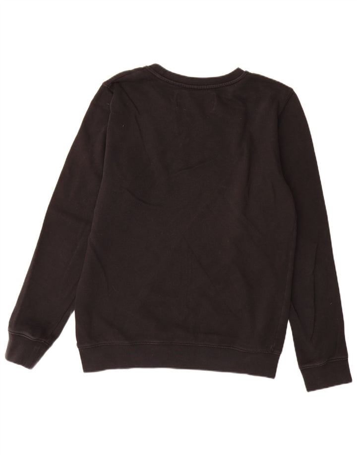Replay Mens Graphic Sweatshirt Jumper Medium Black Cotton