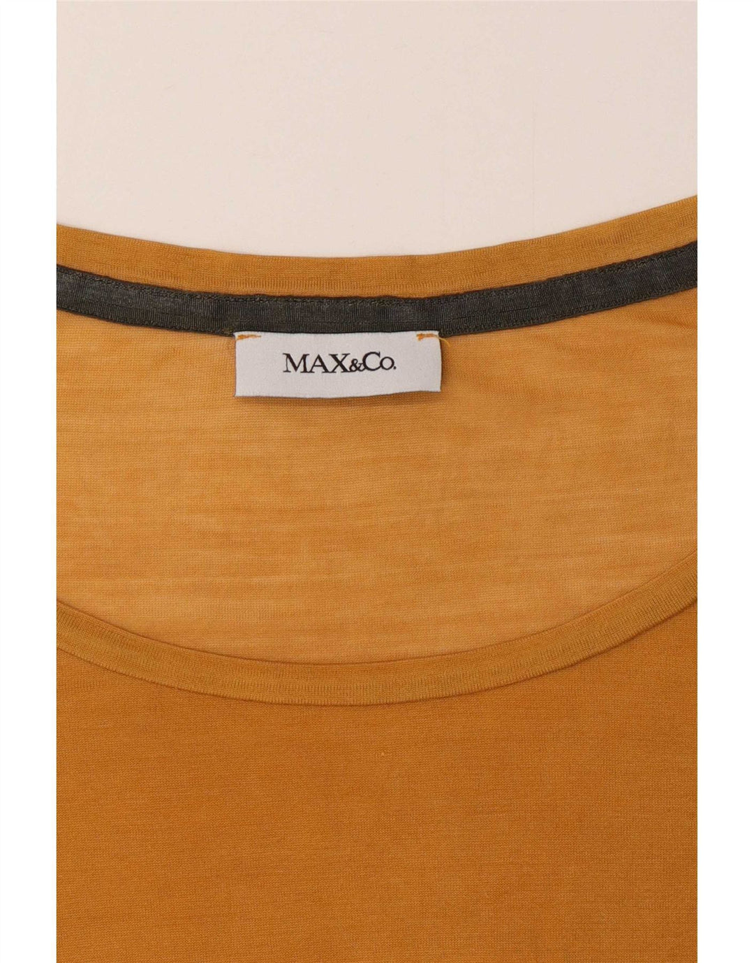 Max & Co. T-shirt da donna Top UK 16 grande marrone