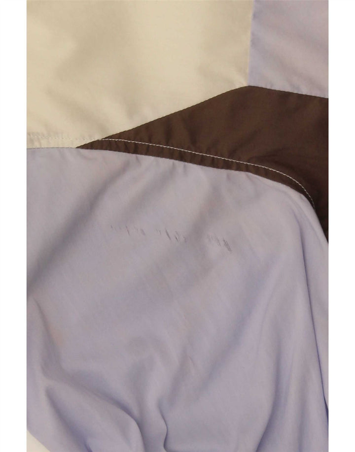 Camicia da uomo Hugo Boss in cotone color block medio multicolore