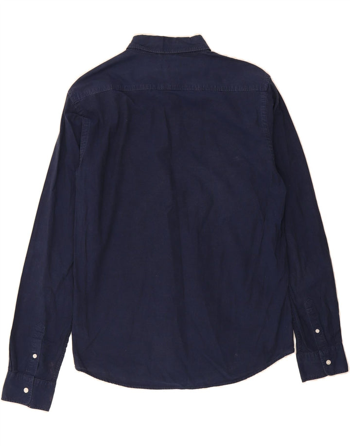 SUN68 Mens Shirt Medium Navy Blue Cotton Vintage Sun68 and Second-Hand Sun68 from Messina Hembry 