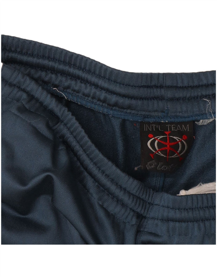 Lotto Mens Graphic Full Tracksuit Medium  Navy Blue Colourblock