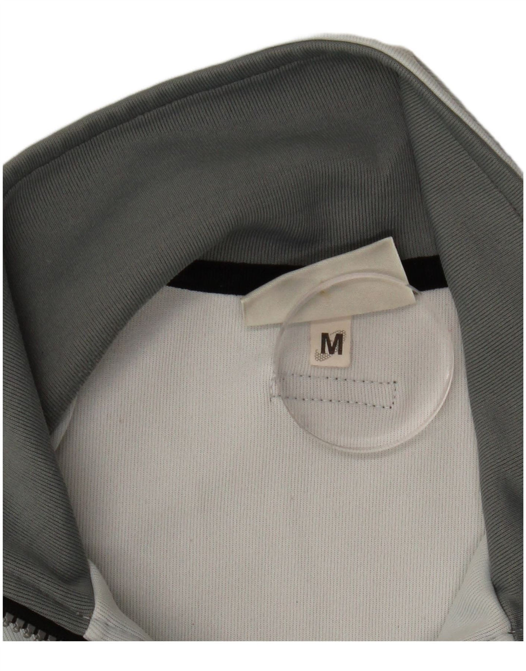 Asics Womens Tracksuit Top Jacket UK 14 Medium Grey