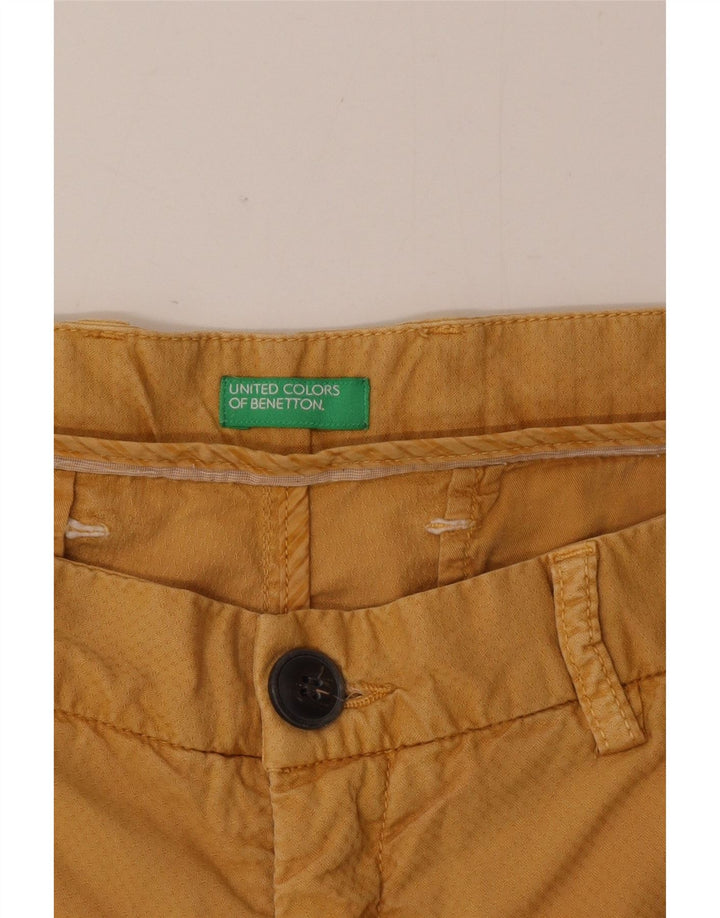 Benetton Mens Chino Shorts W38 XL Brown