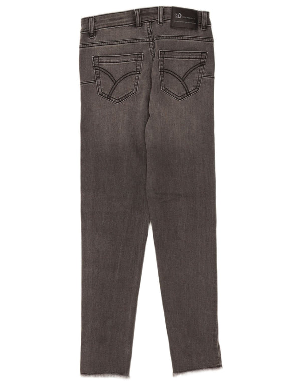 Dack's Damen Crop Skinny Jeans IT 44 Medium W28 L25 Grau