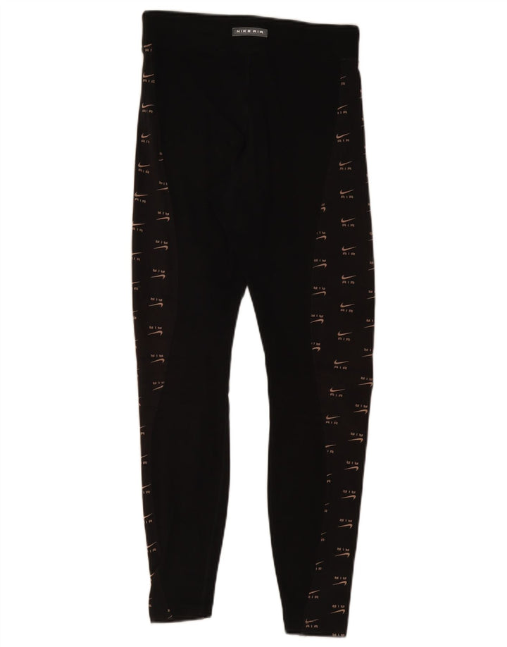 Nike Grafiske Leggings til kvinder UK 10 Lille Sort