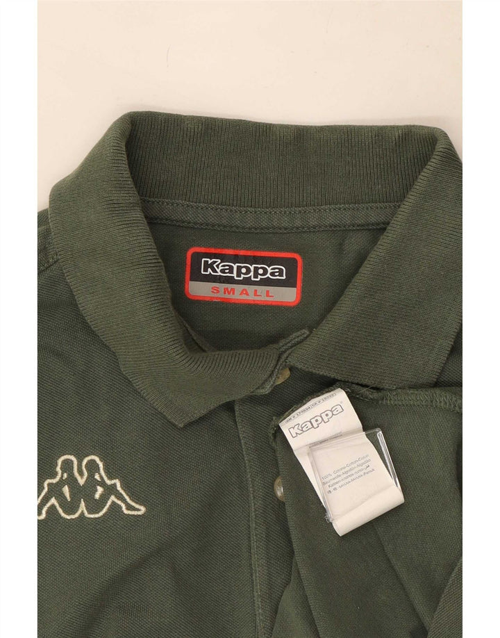 Kappa Mens Polo Shirt Small Green Cotton