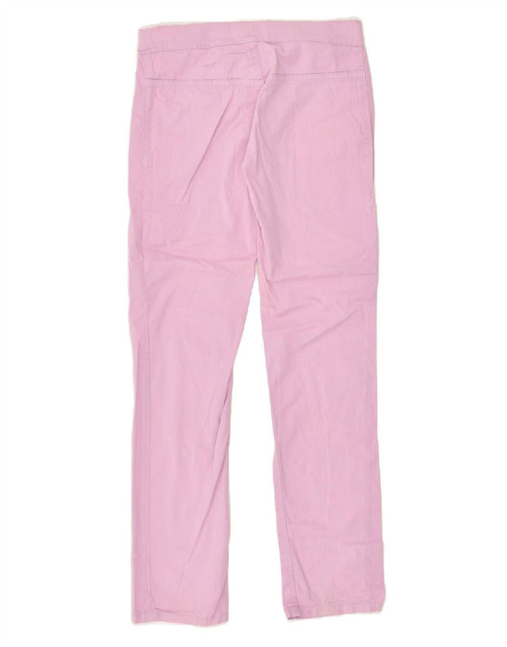 BENETTON Girls Straight Casual Trousers 10-11 Years XL W24 L24  Pink | Vintage Benetton | Thrift | Second-Hand Benetton | Used Clothing | Messina Hembry 