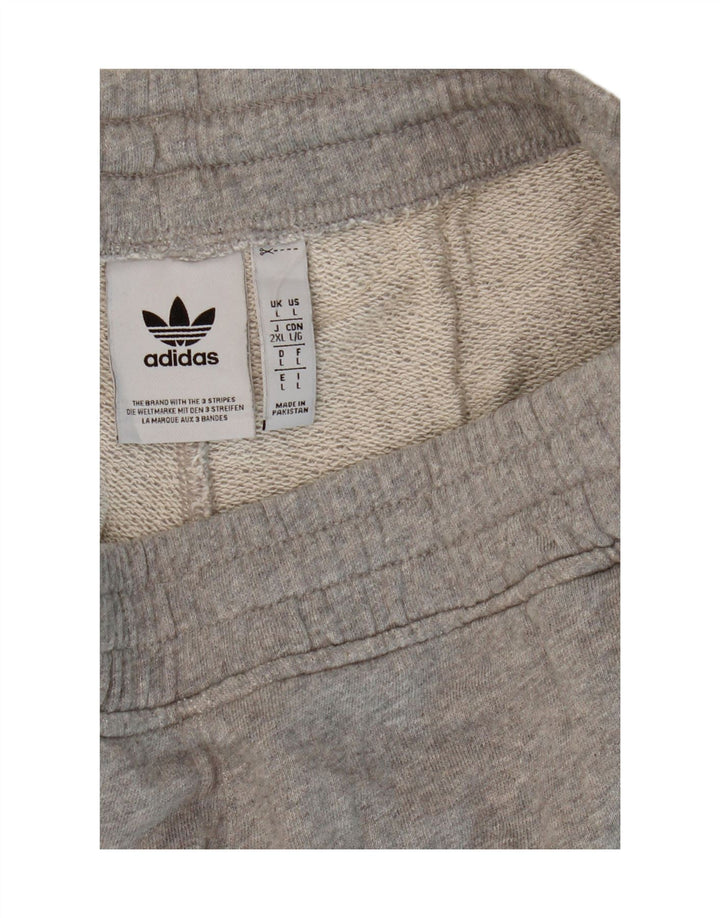 Adidas Mens Cargo Sport Shorts Large  Grey Cotton