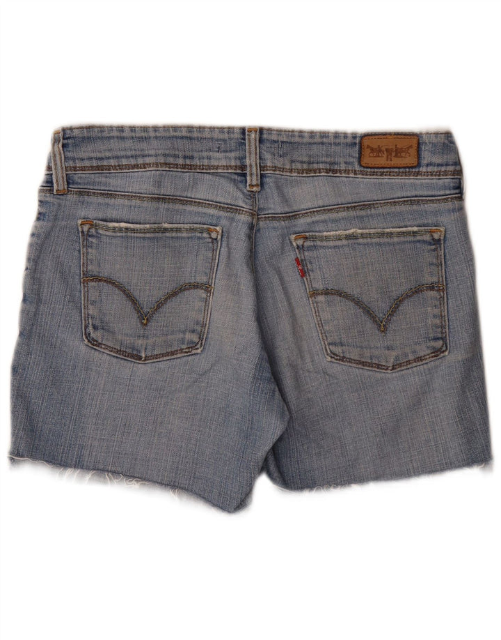 Levi's Womens 570 Denim Shorts W32 Large Blue Cotton