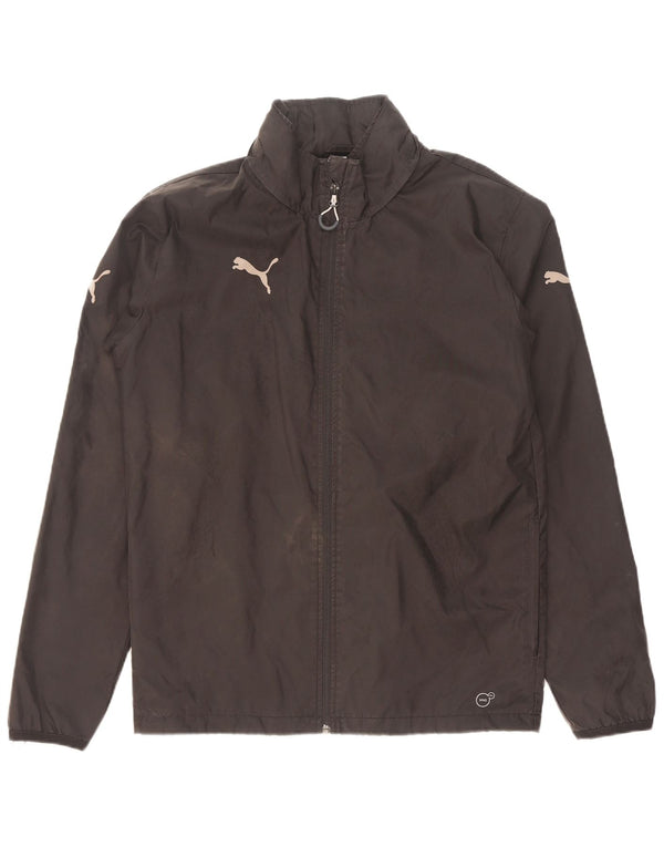 Puma Chaqueta impermeable con capucha para hombre UK 36 Small Black Nylon