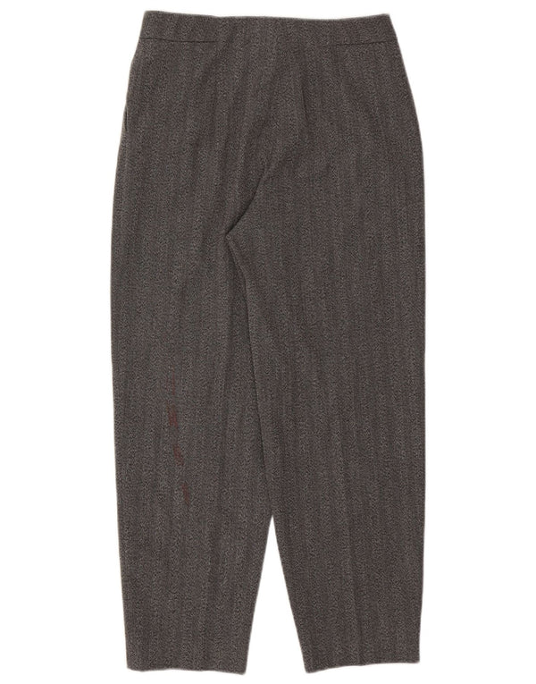 Whistles Womens High Waist Casual Trousers UK 10 Small W27 L26 Grey