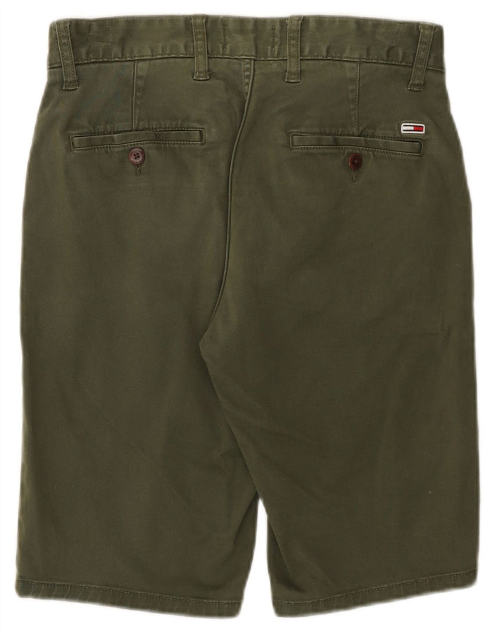 TOMMY HILFIGER Womens Chino Shorts W28 Medium Khaki Cotton