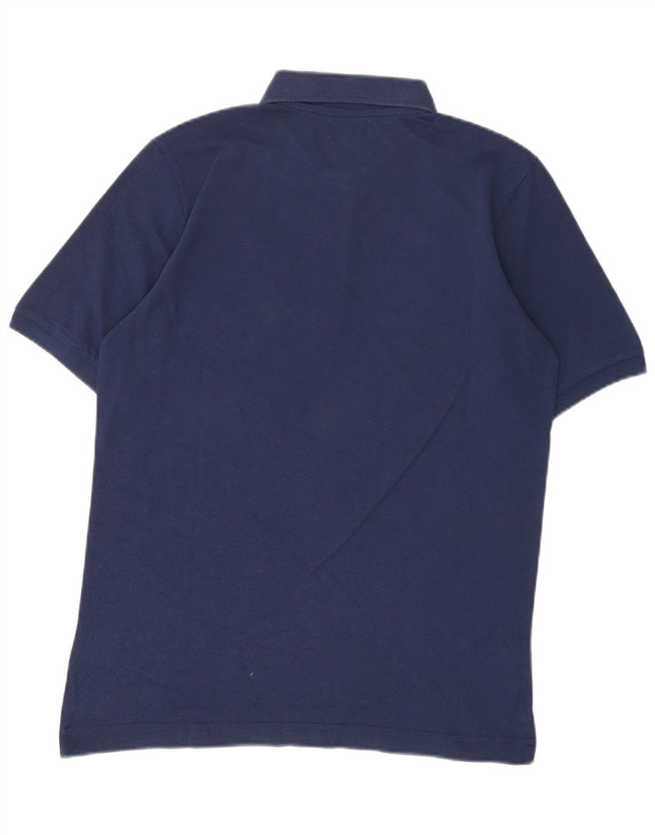 KAPPA Mens Polo Shirt Medium Navy Blue Cotton