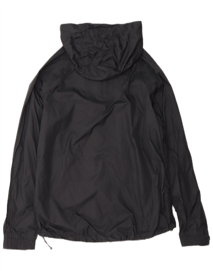 Mountain Warehouse Womens Hooded Rain Jacket UK 12 Medium Black Nylon