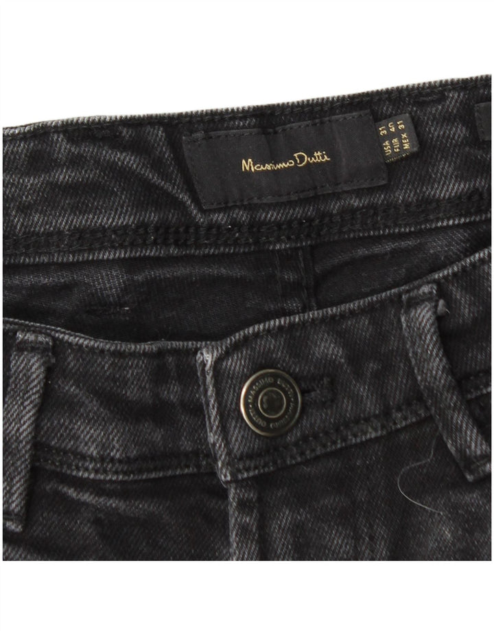 Massimo Dutti Mens Slim Jeans EU 40 Medium W31 L28 Black
