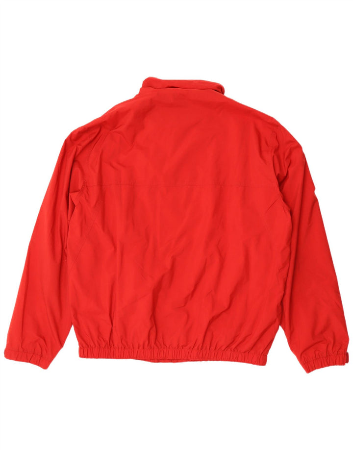 Lotto Mens Rain Jacket UK 46 3XL Red Nylon
