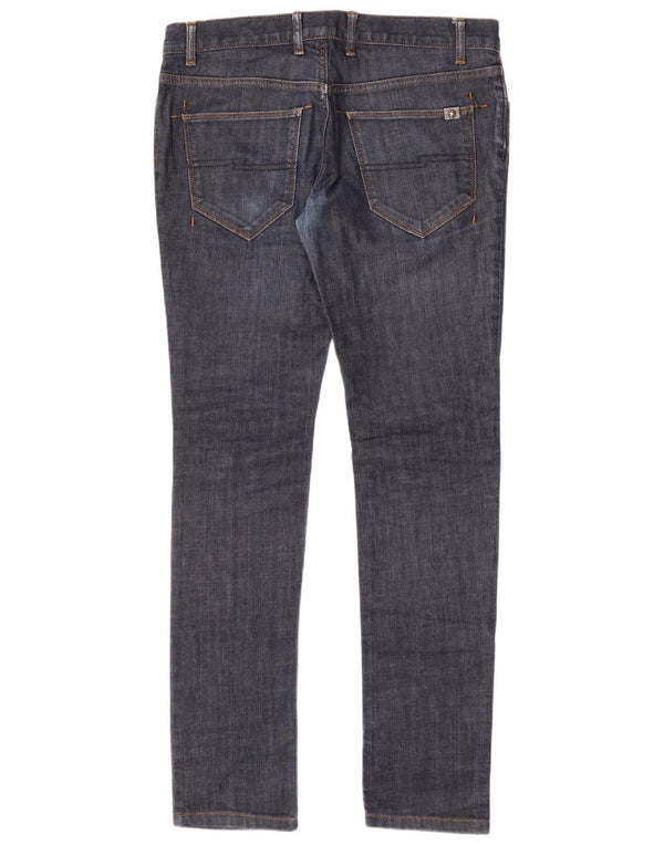 Richmond Mens Skinny Jeans W34 L34 Azul Marinho Algodão