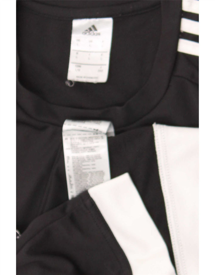 Maglietta Adidas da uomo Top Large in poliestere nero