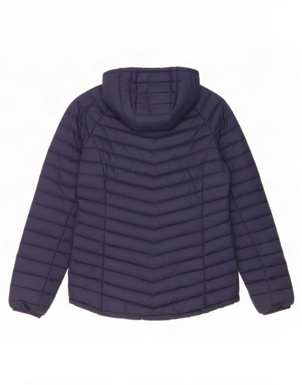 Chaqueta acolchada con capucha para mujer Mountain Warehouse UK 40 Small Azul marino