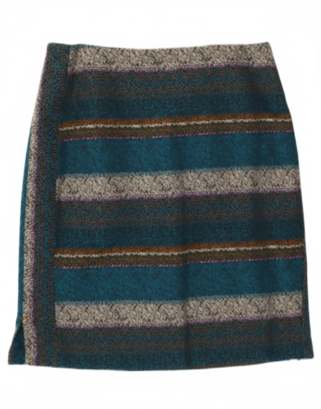 WHITE STUFF Womens Straight Skirt W32 Large  Multicoloured Striped Cotton