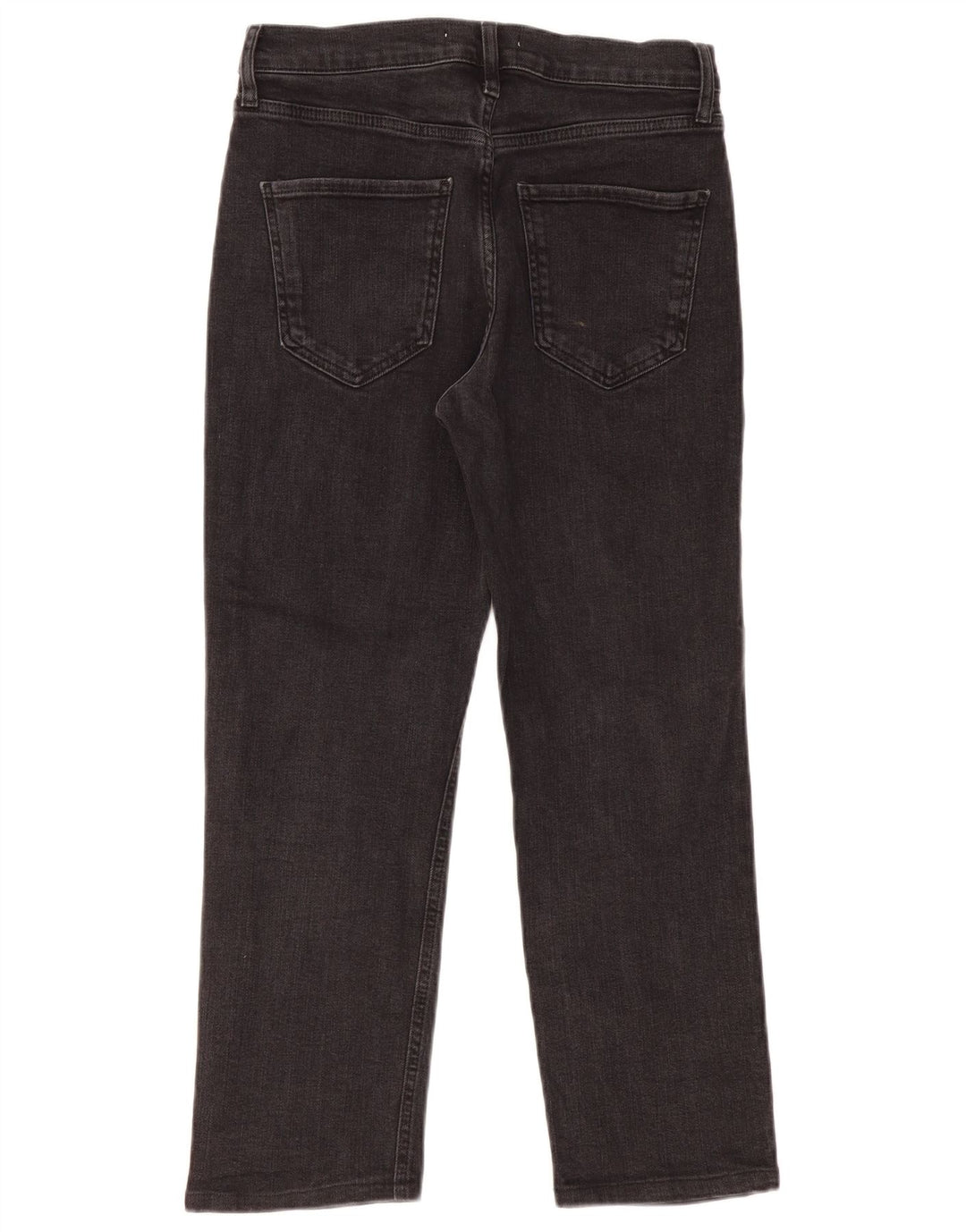 Zara Womens Cropped Jeans EU 40 Medium W30 L26 Black