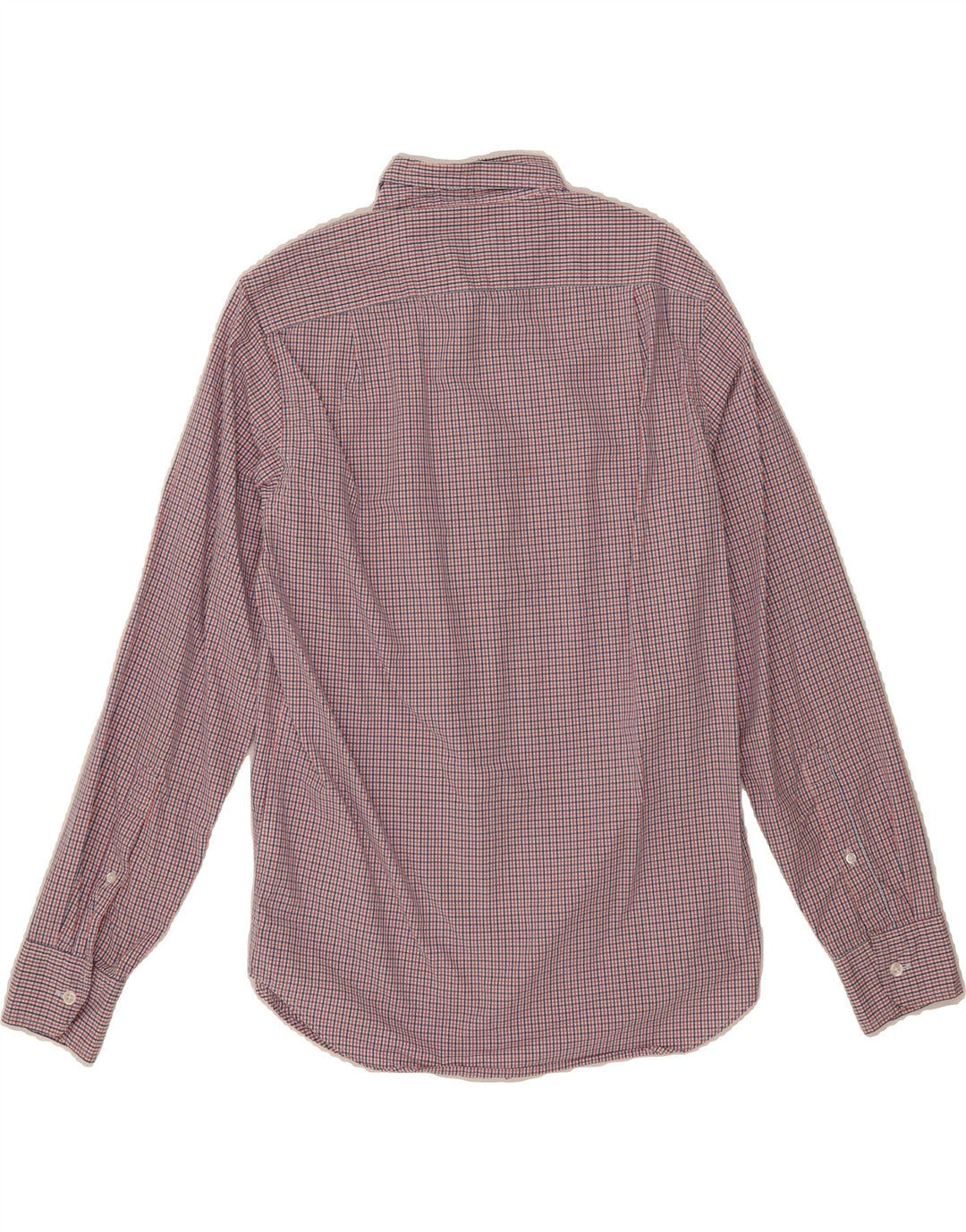 J. CREW Mens Shirt Small Red Check Cotton Vintage J. Crew and Second-Hand J. Crew from Messina Hembry 