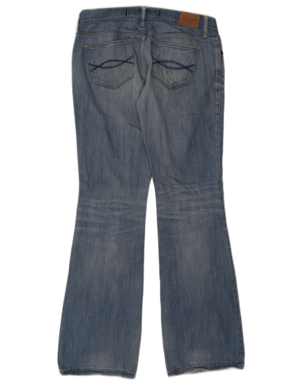 Abercrombie & Fitch blugi bootcut pentru femei US 2 XS W26 L31 albastru bumbac