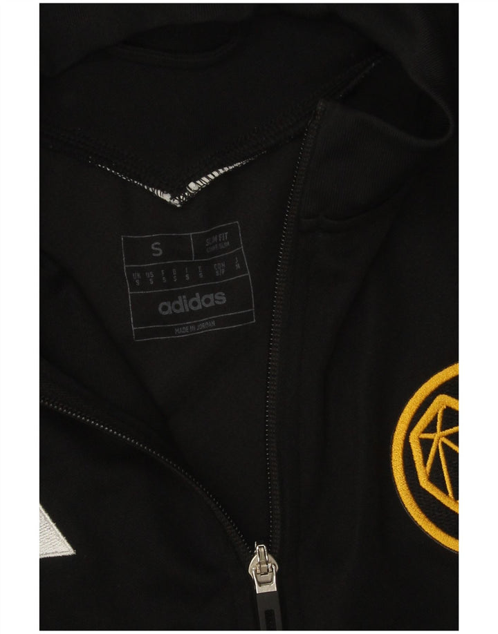 Giacca da ginnastica da uomo Adidas Aeroready Slim Fit, piccola, in poliestere nero