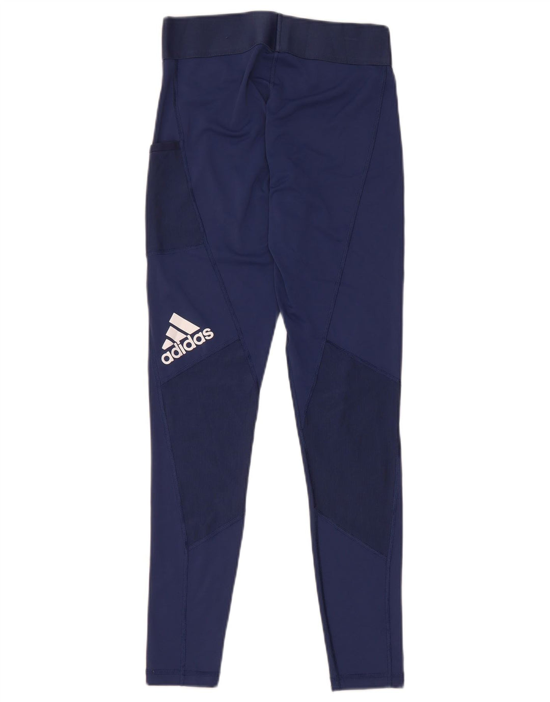 Adidas Womens Leggings UK 8/10 Small Navy Blue