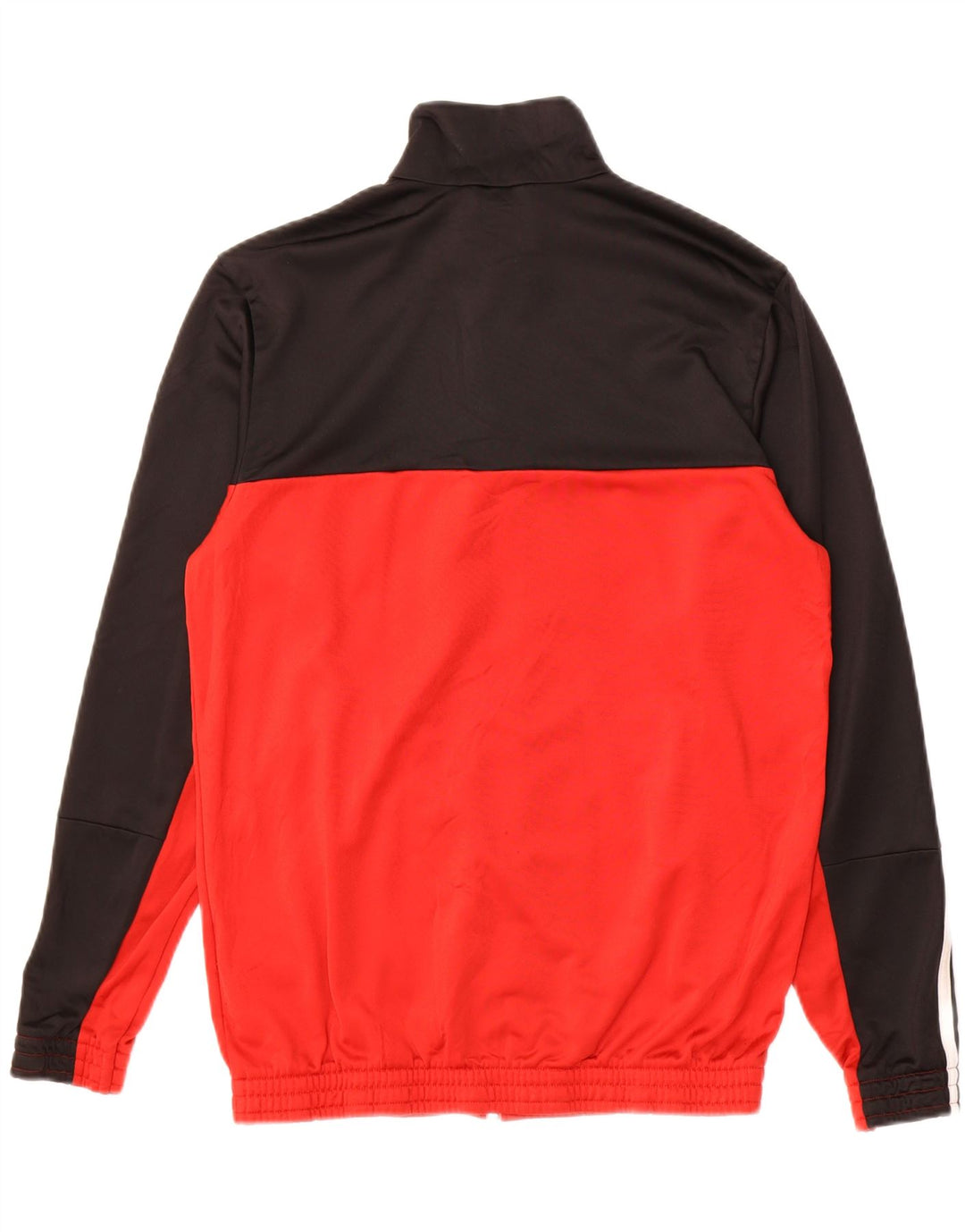 ADIDAS Mens Graphic Tracksuit Top Jacket Size 40/42 Medium Red Colourblock Vintage Adidas and Second-Hand Adidas from Messina Hembry 