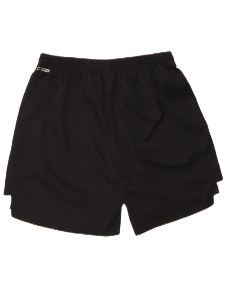 PUMA Womens Sport Shorts UK 16 Large Black Polyester