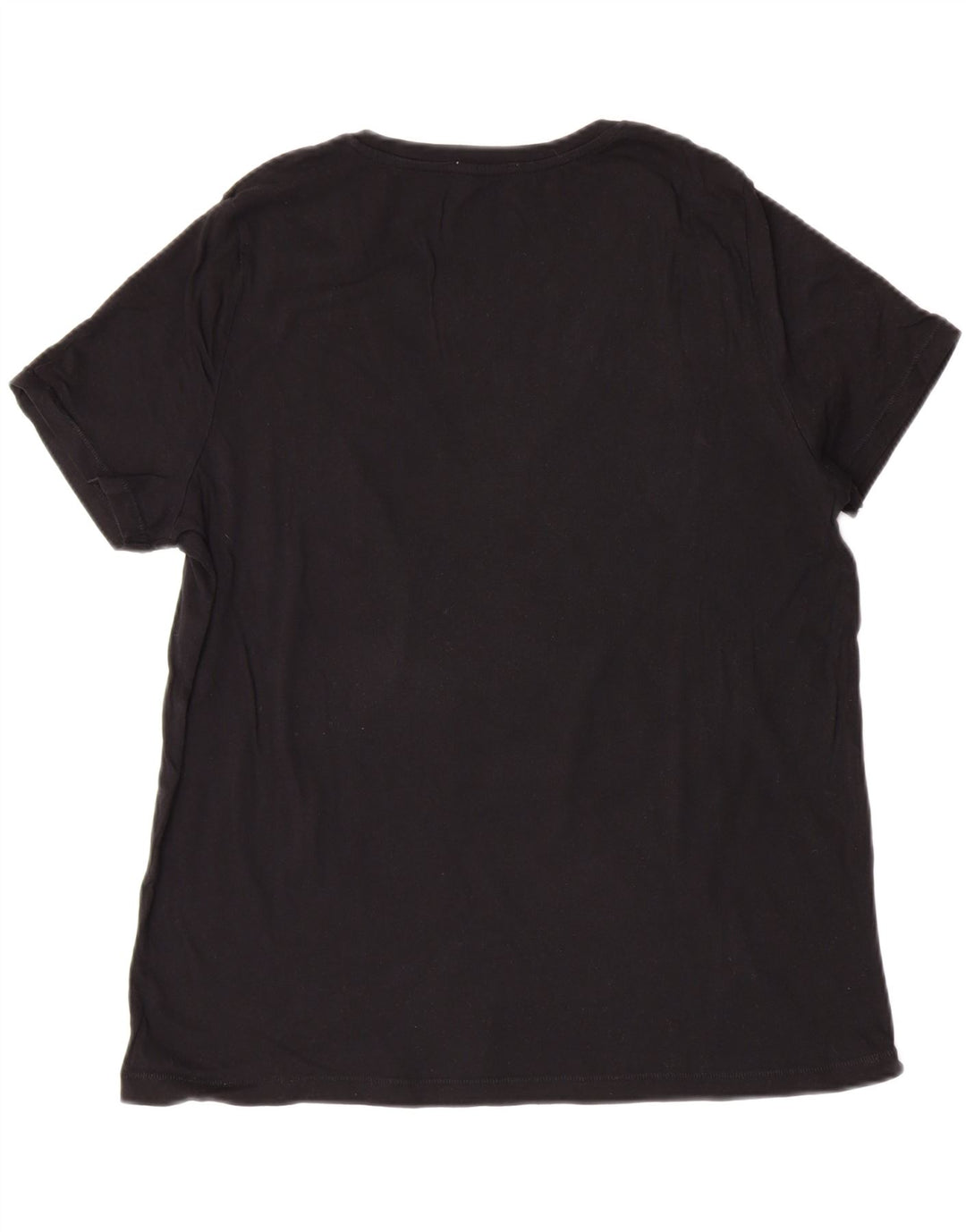 ZARA Womens T-Shirt Top UK 16 Large Black Vintage Zara and Second-Hand Zara from Messina Hembry 