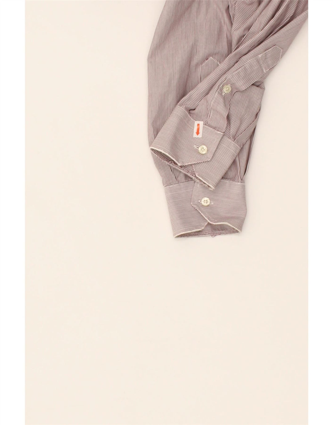 LACOSTE Mens Shirt Size 39 Medium Pink Pinstripe Cotton Vintage Lacoste and Second-Hand Lacoste from Messina Hembry 