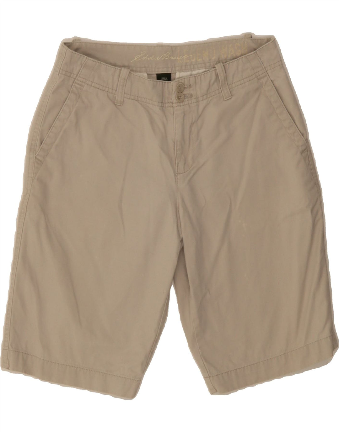 EDDIE BAUER Womens Chino Shorts US 6 Medium W28 Beige Cotton Vintage Eddie Bauer and Second-Hand Eddie Bauer from Messina Hembry 