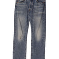 Levi's Mens 501 Straight Jeans W33 L30 Blue Cotton