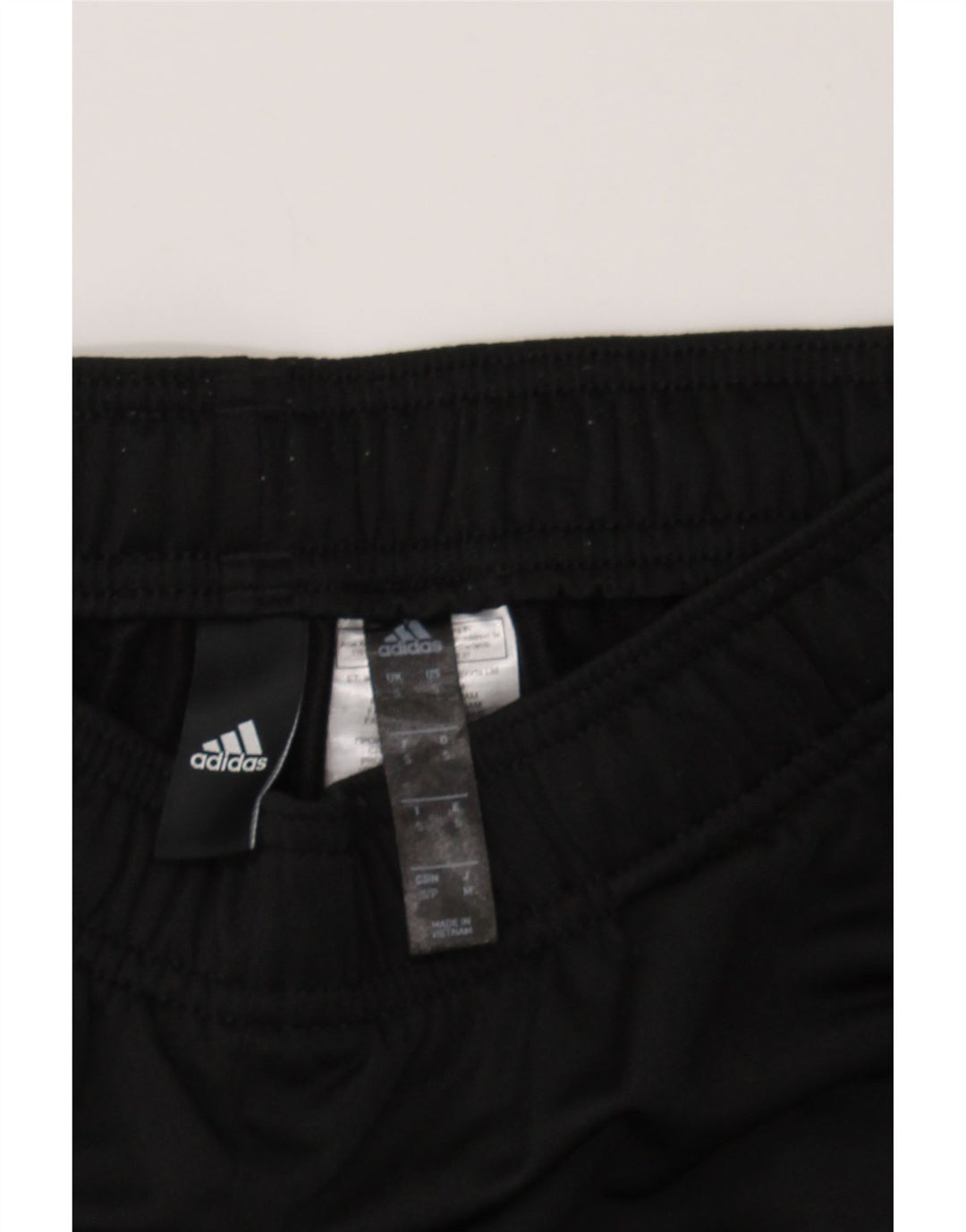 ADIDAS Mens Tracksuit Trousers Joggers Small  Black Polyester Vintage Adidas and Second-Hand Adidas from Messina Hembry 